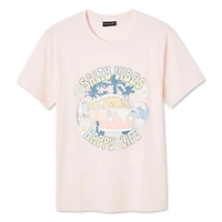 The Pink Closet Women's Boyfriend Fit Tee, Sizes XS-XL