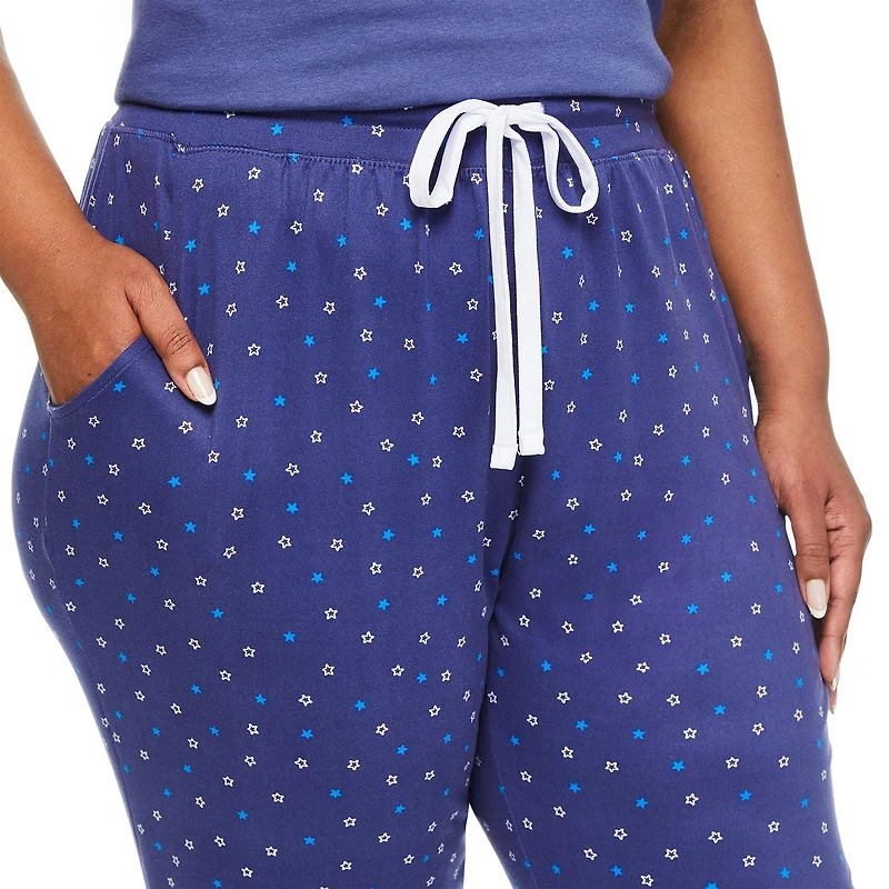 George Women's Plus Peached Jersey Jogger