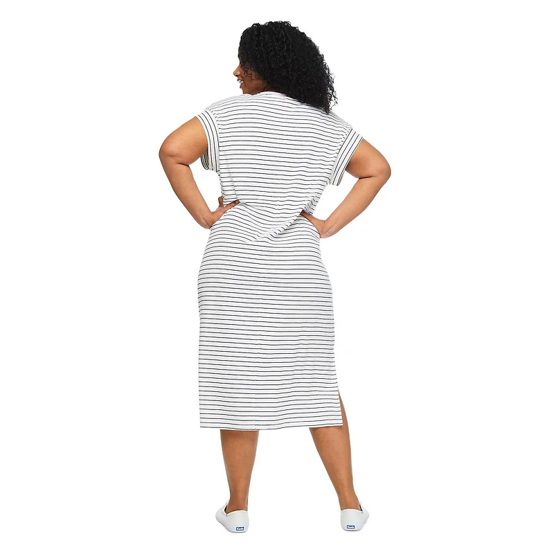 Robe t-shirt mi-longue George Plus pour femmes