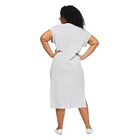 Robe t-shirt mi-longue George Plus pour femmes