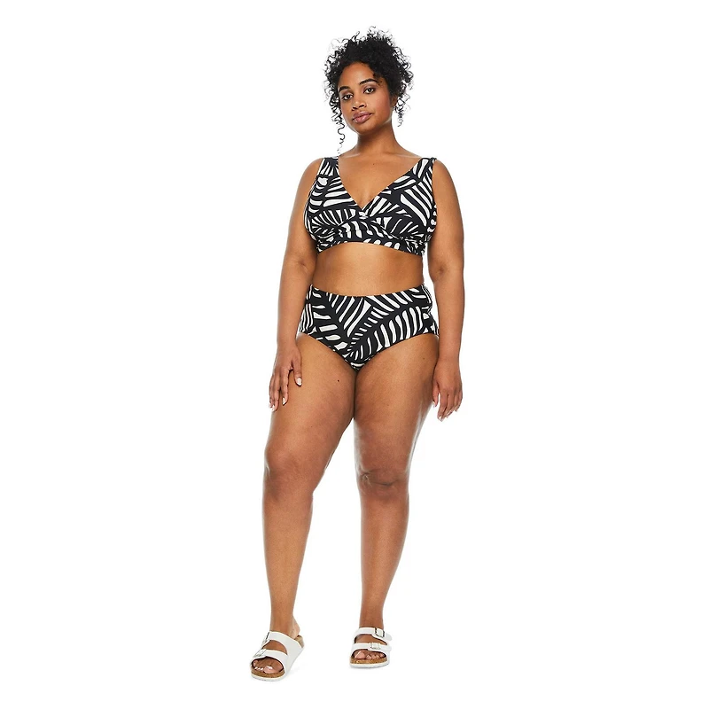 Culotte de bain à taille haute George Plus pour femmes