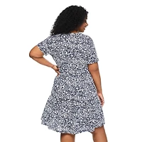 George Women's Plus Tiered T-Shirt Dress