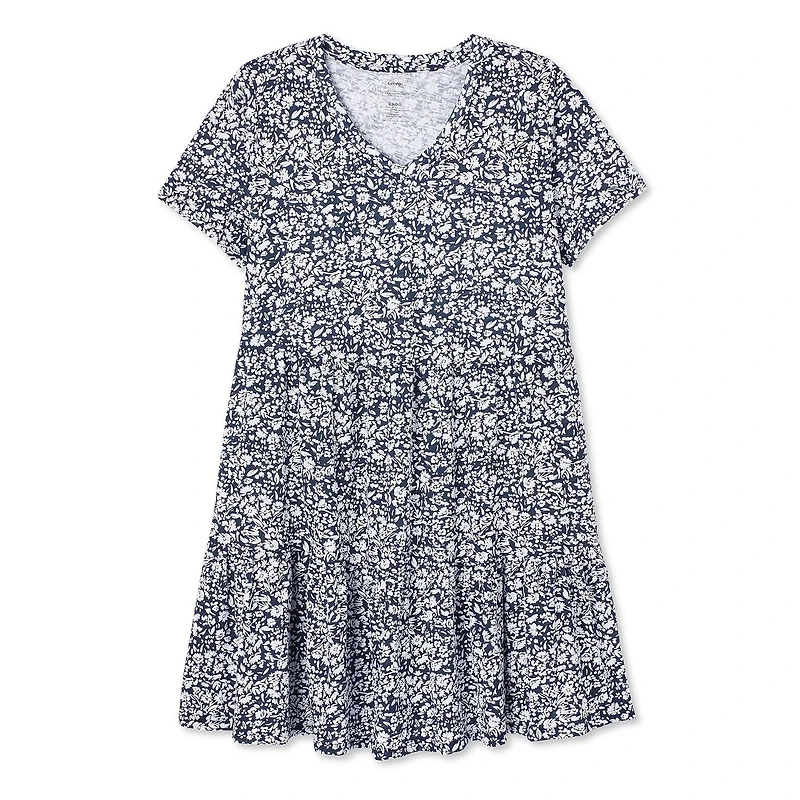 George Women's Plus Tiered T-Shirt Dress