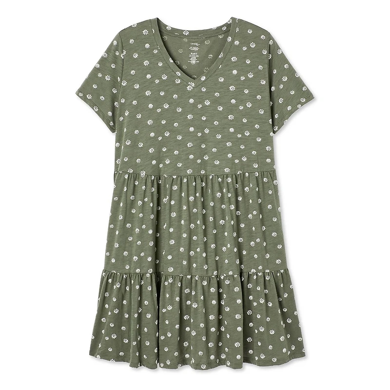 George Women's Plus Tiered T-Shirt Dress