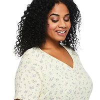 Chemise de nuit en tricot pointelle George Plus pour femmes