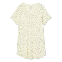 Chemise de nuit en tricot pointelle George Plus pour femmes