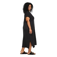 George Women's Plus T-Shirt Midi Dress