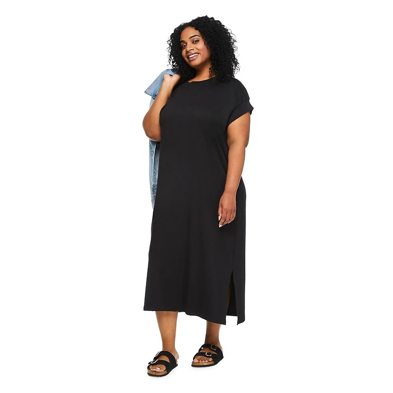 George Women's Plus T-Shirt Midi Dress