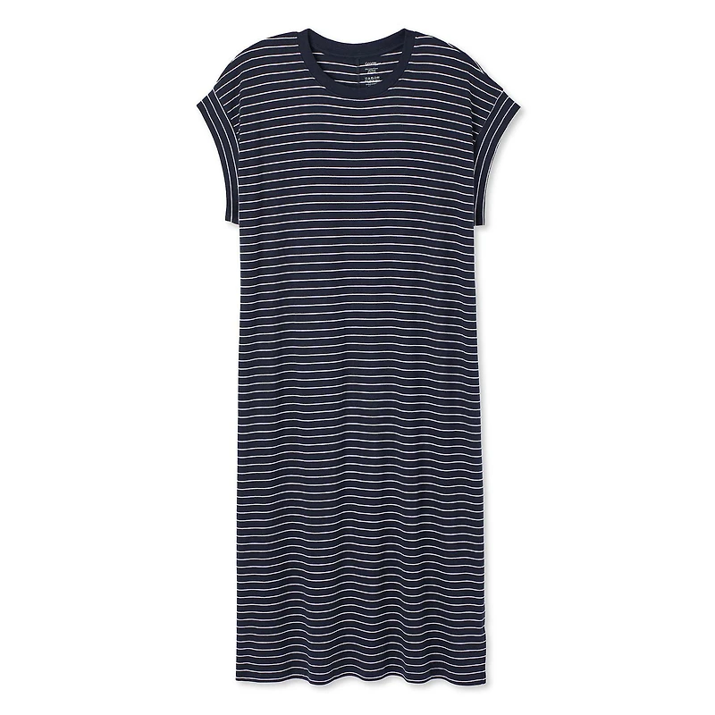 Robe t-shirt mi-longue George Plus pour femmes Tailles 1X-4X
