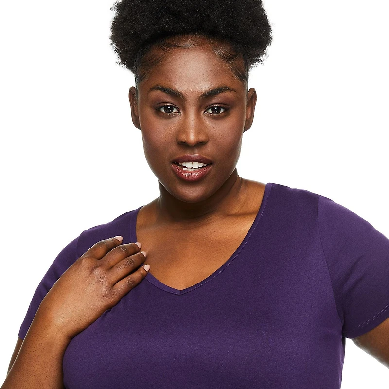 George Women's Plus V-Neckline Tee