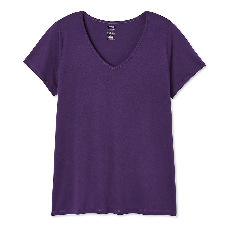 T-shirt avec encolure en V George Plus pour femmes
