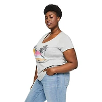 George Women's Plus V-Neckline Tee