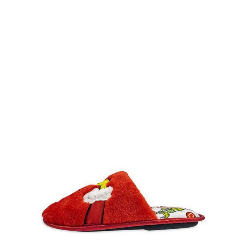 Mules en peluche Grinch pour femmes