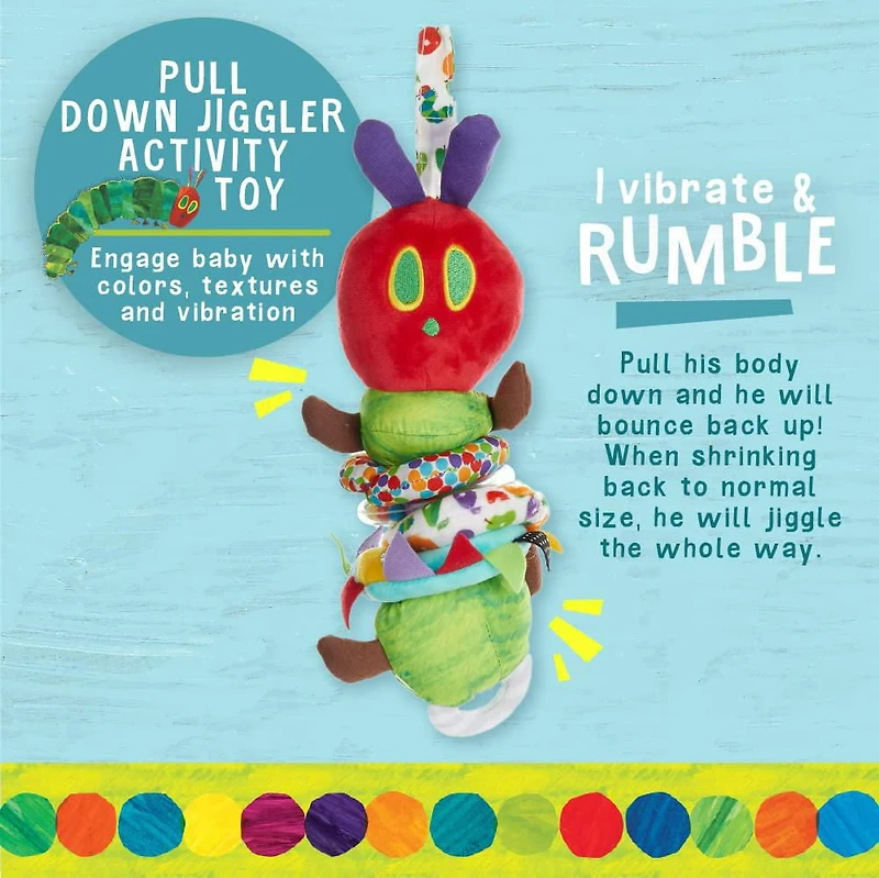 Jouet d'activité de World of Eric Carle, The Very Hungry Caterpillar 12 pouces
