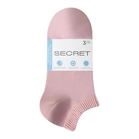 SECRET® Ladies Socks Low Cut 3pr