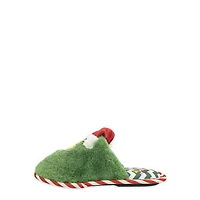 Mules en peluche Grinch pour garçons