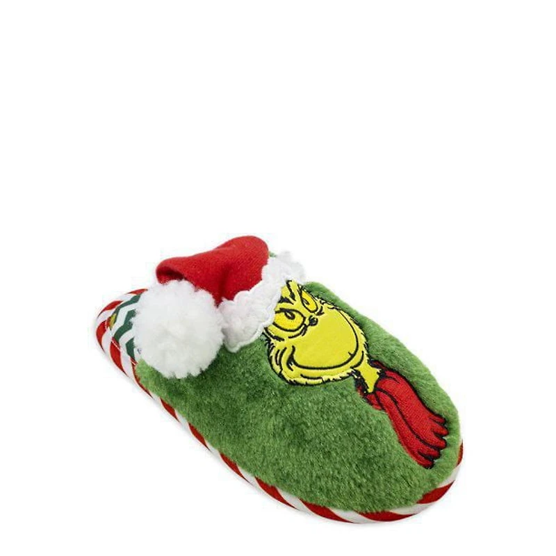 Mules en peluche Grinch pour garçons