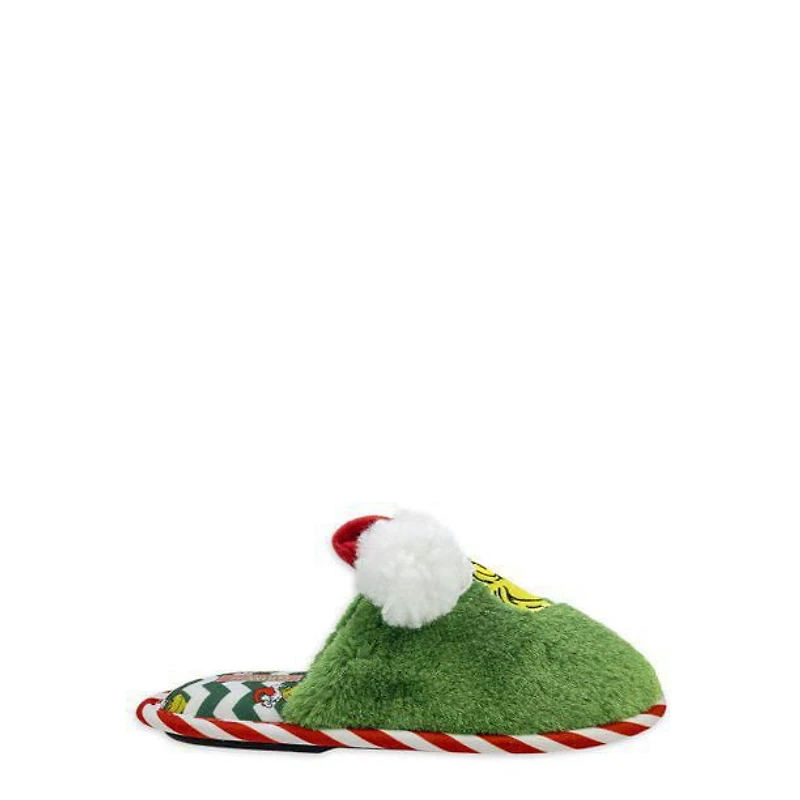 Mules en peluche Grinch pour garçons
