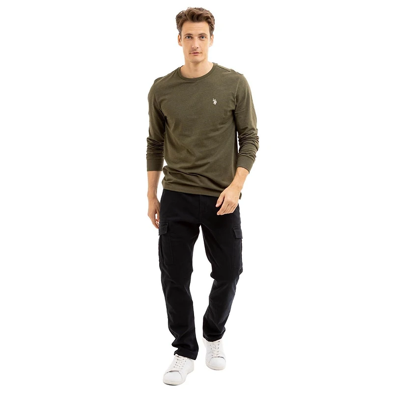 U.S. Polo Assn. Pantalon cargo droit et slim pour hommes Haleter