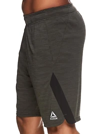 Reebok Short de football Stride Performance avec poches pour hommes