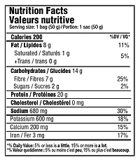 SinFit Croustilles Proteinees - Fromage Nacho 50g Sachet