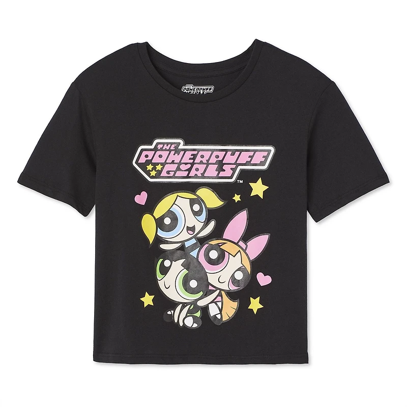 T-shirt à manches courtes The Powerpuff Girls pour filles