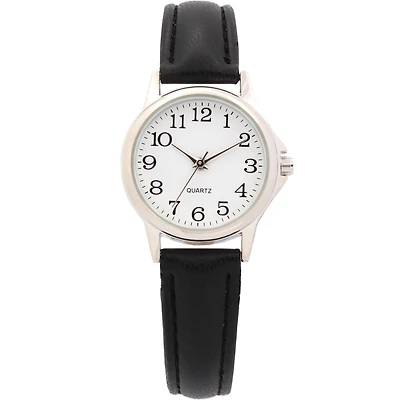 Montre pour femme avec bracelet noir