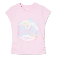 Haut à mancherons Barbie pour filles