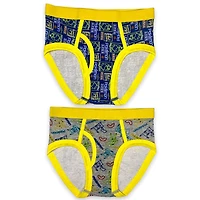 Pokemon Boy's briefs. These boys underwear come in a pack of 4 and have and elastique band at the waist and around the leg and, Sizes 4 to 8