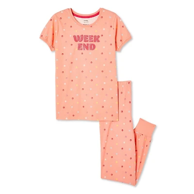George Girls' Pajama 2-Piece Set