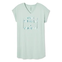 George Plus Women's V-Neckline Night Shirt