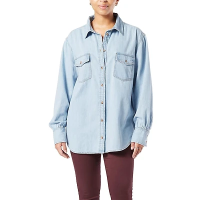 Levi Strauss Signature.MC Chemise en denim pour femme