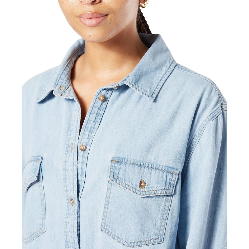 Levi Strauss Signature.MC Chemise en denim pour femme