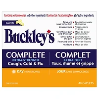 Buckley’s Complete Extra Strength Cough, Cold & Flu – Daytime – 40 Caplets