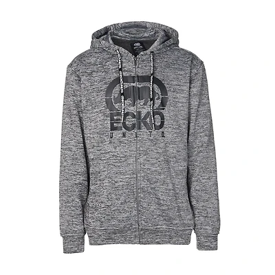 Ecko Unltd. Men Sweatshirt Zips Printed Fz Fleece Hoodie