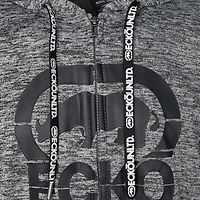 Ecko Unltd. Men Sweatshirt Zips Printed Fz Fleece Hoodie