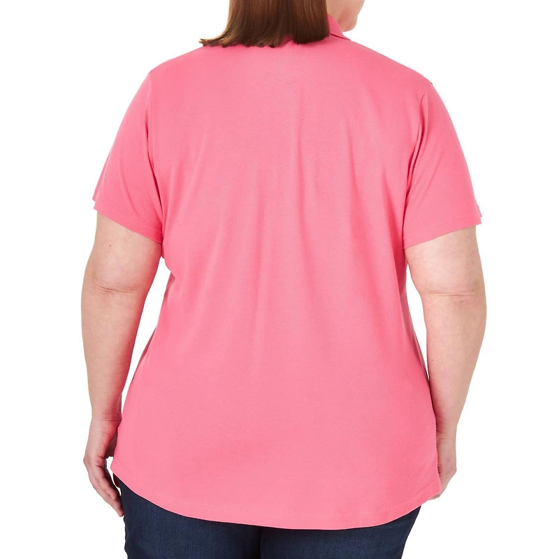 Lee Riders Polo Manches Courtes Grande Taille Pour Femme