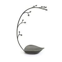 Umbra Orchid Jewelry Stand. Arbre À Bijoux Orchid. Métal Gris Anthracite. Dimension 22.9X14X38.1Cm.