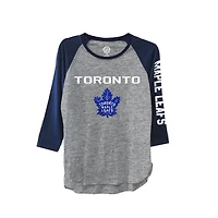 Chemise 3/4 pour femmes Toronto Maple Leafs