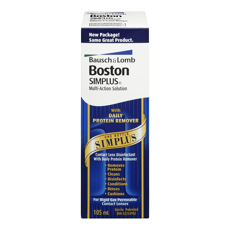 Bausch & Lomb Boston Simplus Multi Action Solution, Contact lens disinfectant