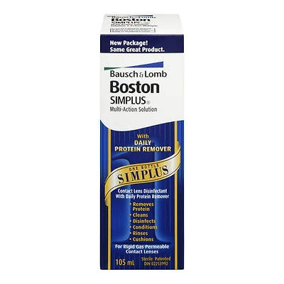 Bausch & Lomb Boston Simplus Multi Action Solution, Contact lens disinfectant