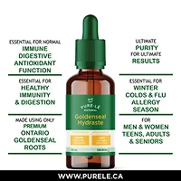 Extrait de racine d'hydraste du Canada Pure-lē Natural