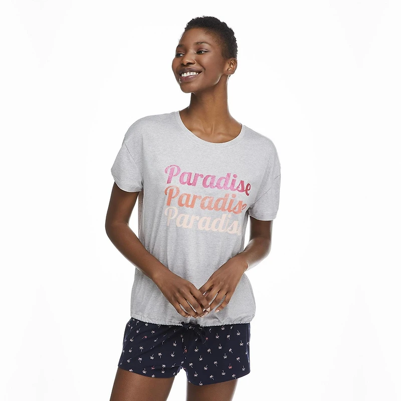 Pyjama 2 pièces en tissu yummy George pour femmes