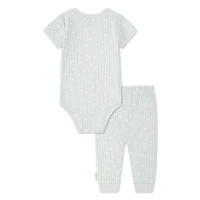 Huggies® Babywear Bodysuit and Pants Set, Sizes: NB0/3M - 9M