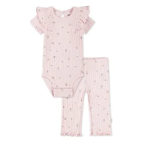 Huggies® Babywear Bodysuit and Pants Set, Sizes: NB0/3M - 9M
