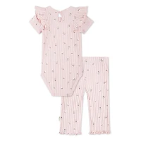 Huggies® Babywear Bodysuit and Pants Set, Sizes: NB0/3M - 9M