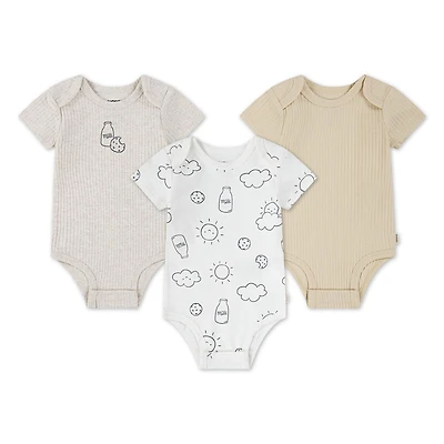 Huggies® Babywear 3-Pack Bodysuits, Sizes: NB0/3M - 9M