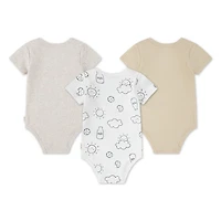 Huggies® Babywear 3-Pack Bodysuits, Sizes: NB0/3M - 9M