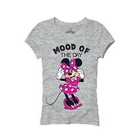 T-shirt à manches courtes Disney Humeur du jour pour fille