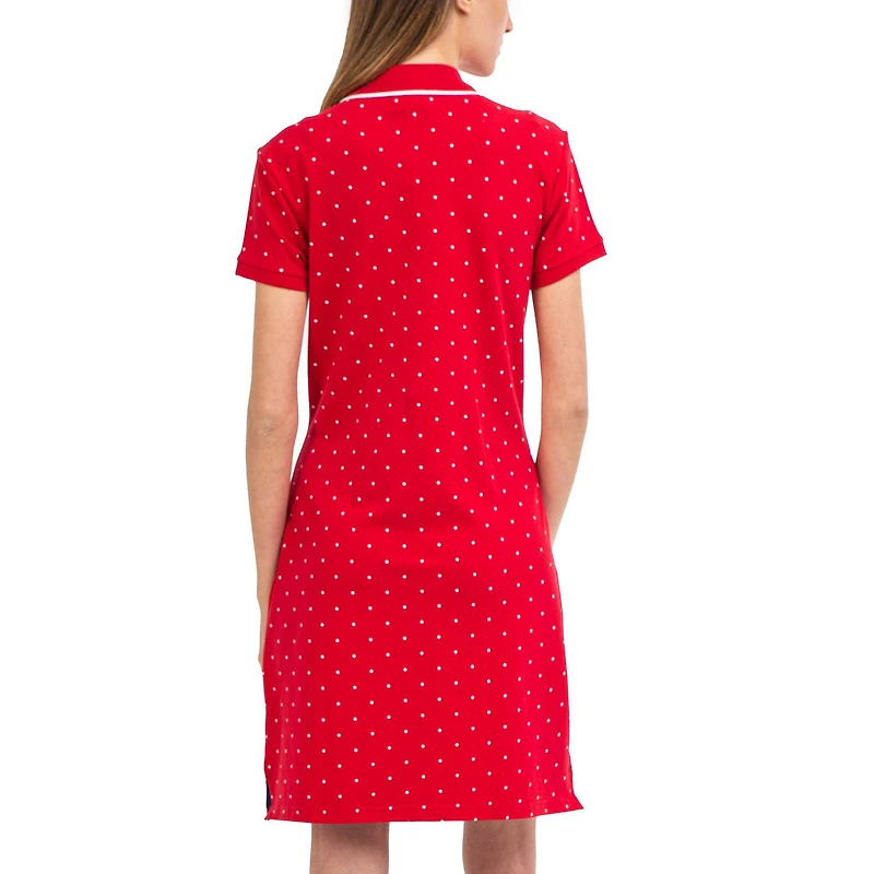 U.S. Polo Assn Robe à pois pour femme